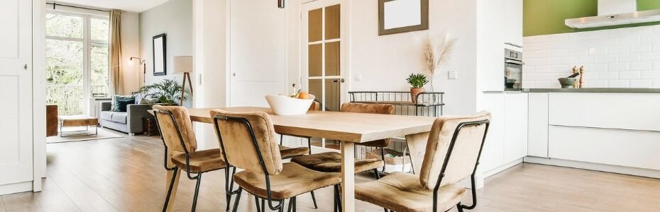 7 maneiras de escolher a mesa de jantar do tamanho certo para o seu espaço