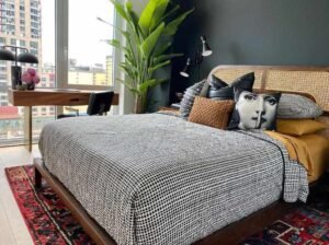 Idéias modernas de design de cama para um quarto elegante