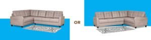 Esquerda ou direita?  Escolhendo o sofá secional perfeito para o seu espaço