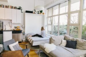 Como criar um quarto em um pequeno estúdio?